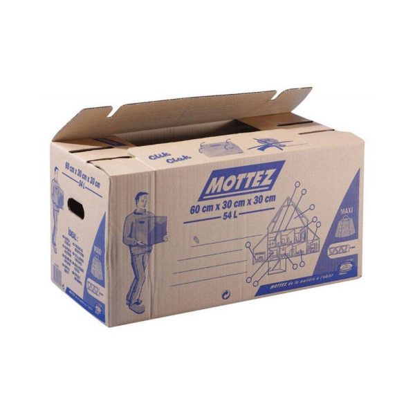Carton de déménagement 54L - L.60 x l.30 x H.30 cm - - Mr.Bricolage Martinique