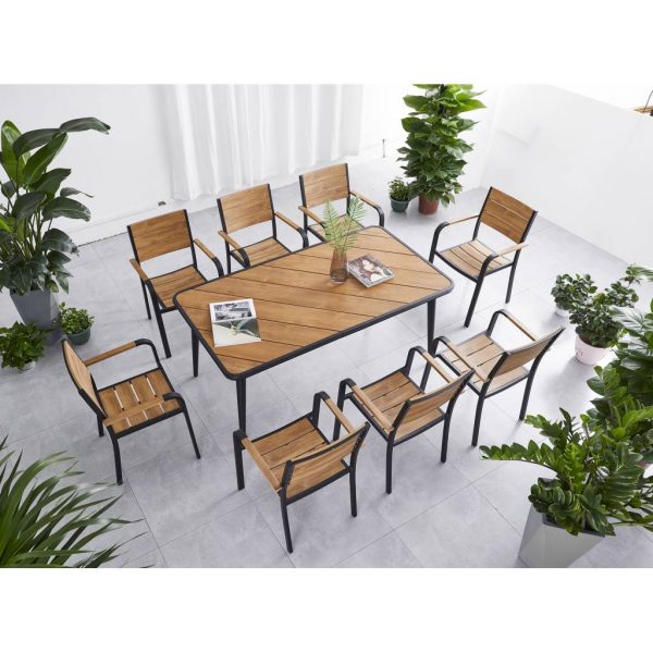 Ensemble table + 8 fauteuils - - Mr.Bricolage Martinique