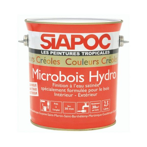 Peinture Microbois 2,5 L - - Mr.Bricolage Martinique