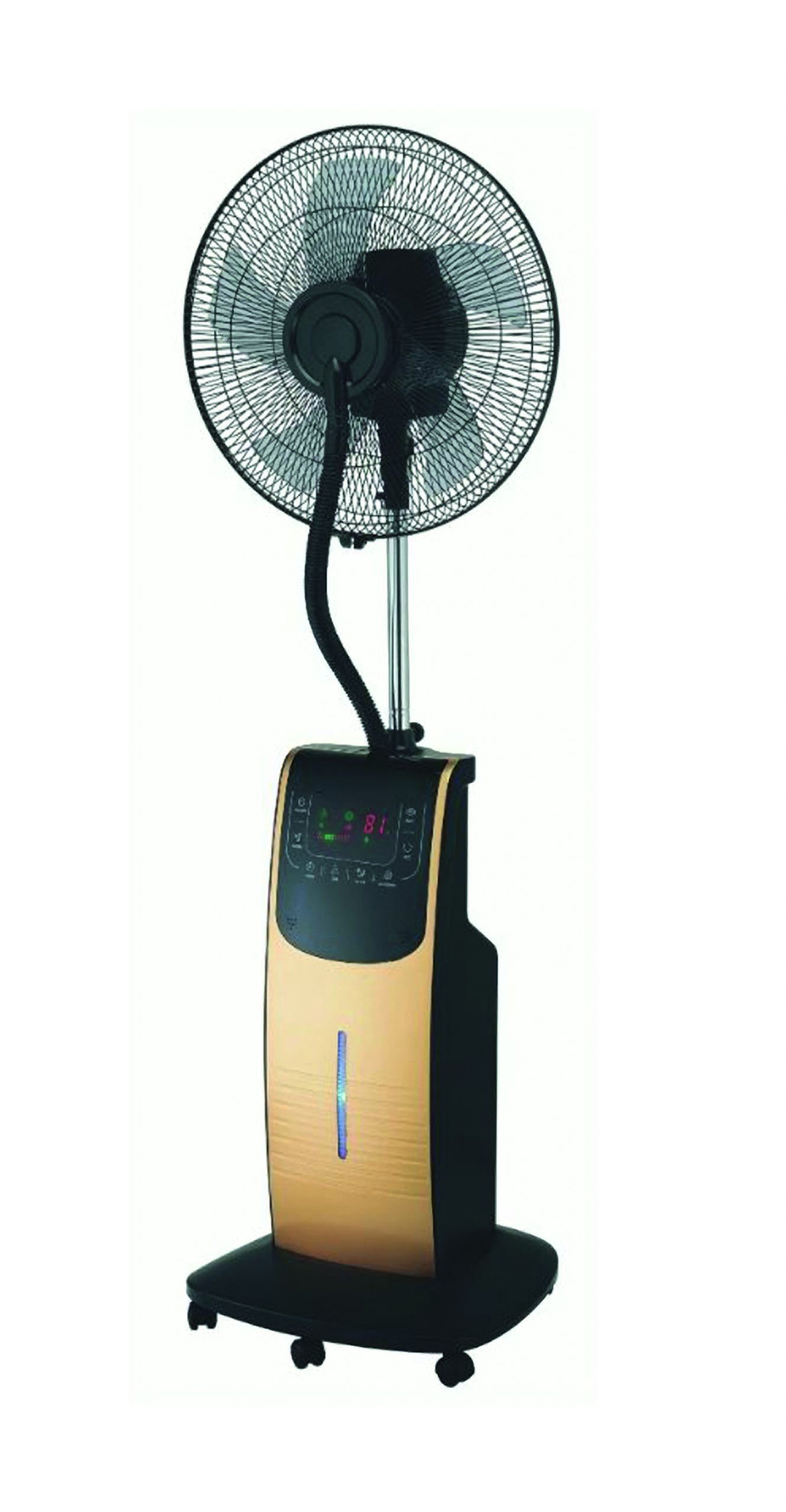 Ventilateur brumisateur sur pied 40 cm avec télécommande - Mr