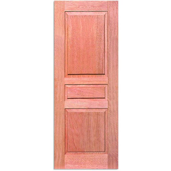 Porte coulissante 3 creux cedroarana l.73 x H. 211 cm - - Mr.Bricolage Martinique