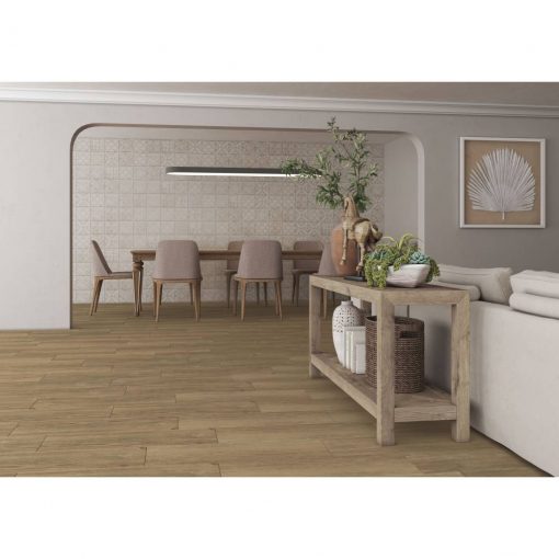 Carrelage sol intérieur rennes umber 20 x 75 cm