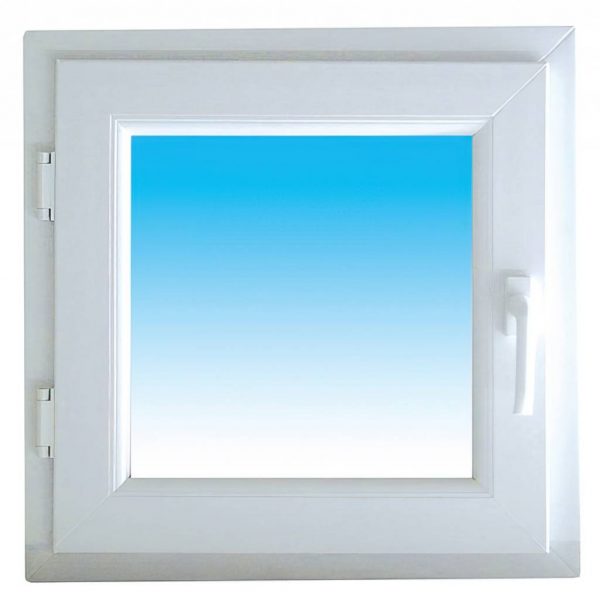 Fenêtre battante 1 vantail PVC l.60 x H.60 cm - - Mr.Bricolage Martinique