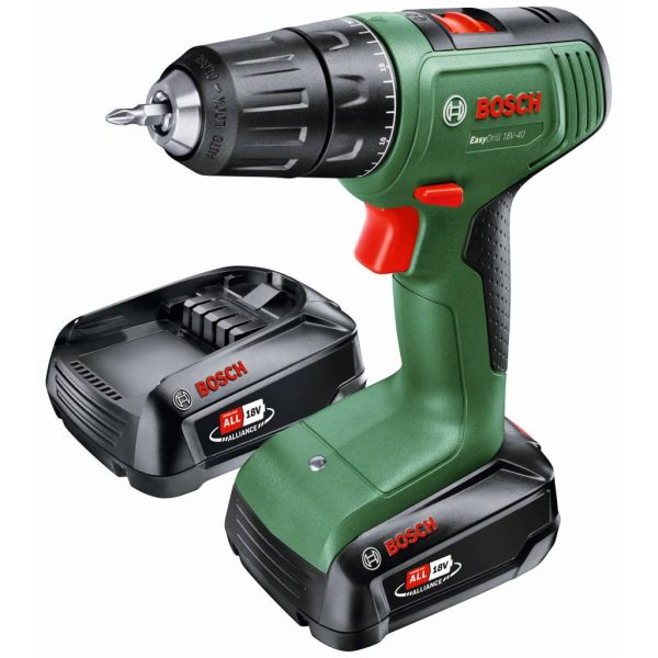 Perceuse Easydrill 18V+2batteries 2.0Ah - - Mr.Bricolage Martinique