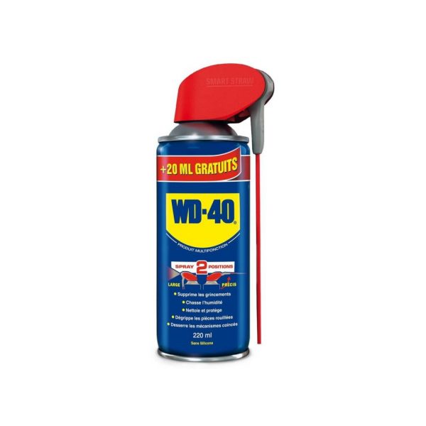 WD40 Dégrippant 200+20ml - - Mr.Bricolage Martinique