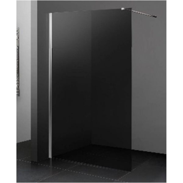 Paroi de douche fumée 90 cm - - Mr.Bricolage Martinique