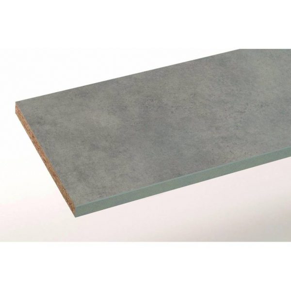 Plan de travail 2750 x 610 x 38 mm couleur béton - - Mr.Bricolage Martinique