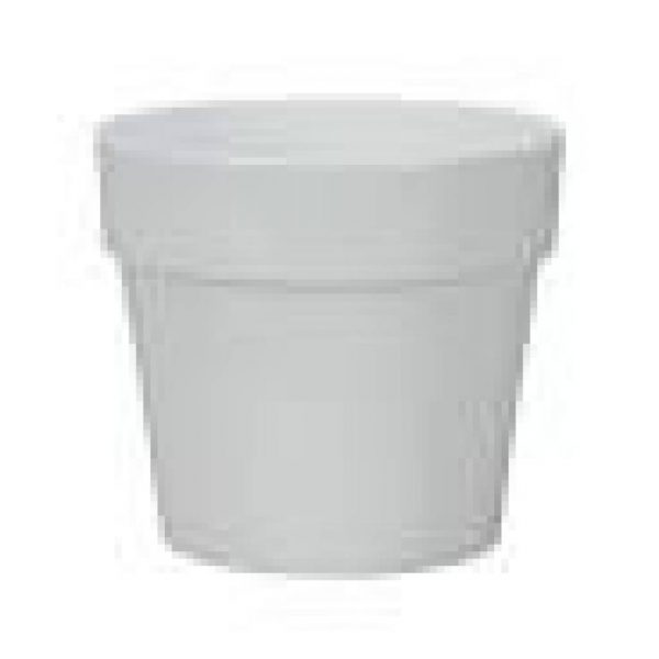 POT CALIMA 19 BLANC D19 H18 - - Mr.Bricolage Martinique