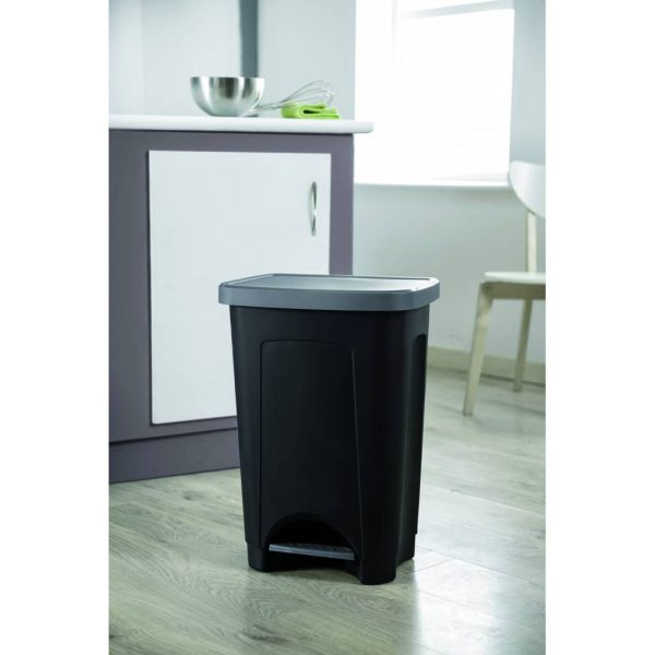 Poubelle Step Bin 25 L - - Mr.Bricolage Martinique