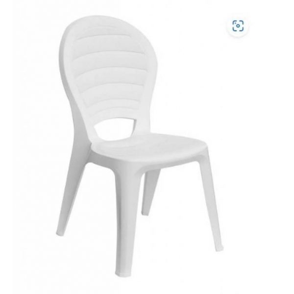 CHAISE PALOMA BLANC - - Mr.Bricolage Martinique