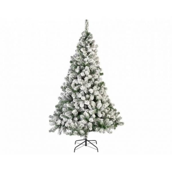 Sapin Impérial vert et blanc - hauteur de 180 cm