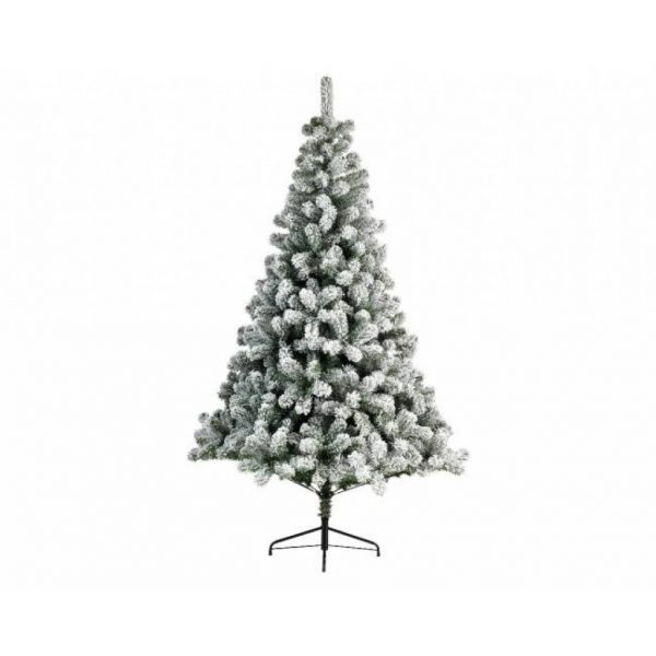 Sapin Impérial vert et blanc - hauteur de 240 cm