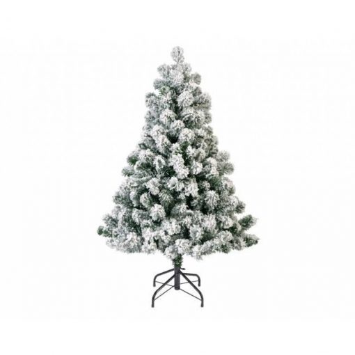 Sapin Impérial vert et blanc - hauteur de 150 cm