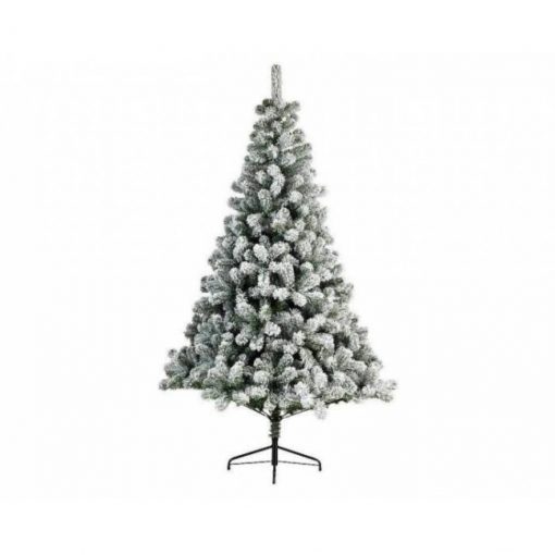 Sapin Impérial vert et blanc - hauteur de 210 cm