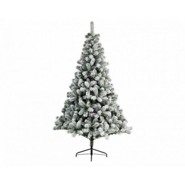 Sapin Impérial vert et blanc - hauteur de 210 cm