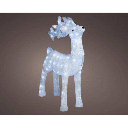 Cerf LED Blanc Froid 23x52x73 cm