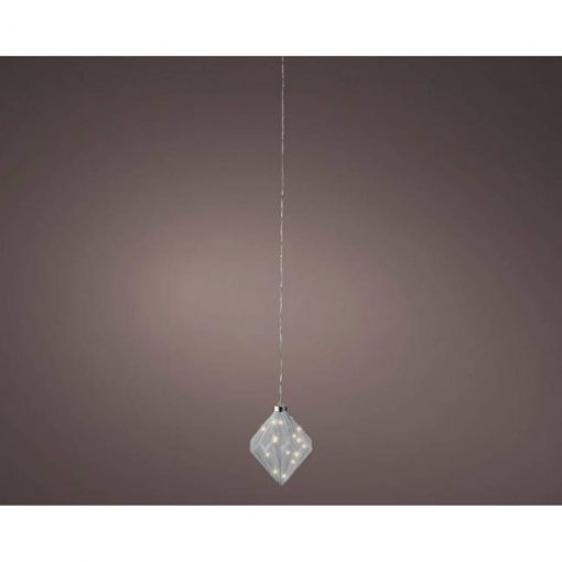 Diamant lumineux LED Blanc Chaud - D.20 cm