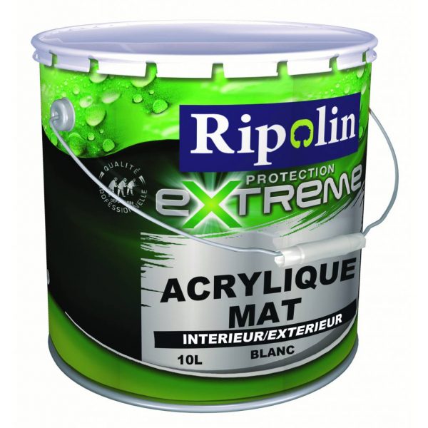 Peinture extreme acrylique mat 10 L - - Mr.Bricolage Martinique