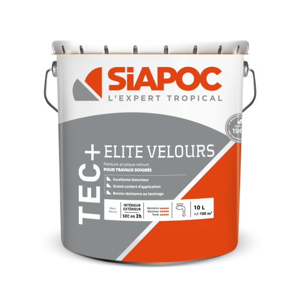 Elite velours 10 litres - - Mr.Bricolage Martinique