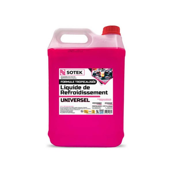 Liquide de refroidissement Sotek Rose 5L - - Mr.Bricolage Martinique