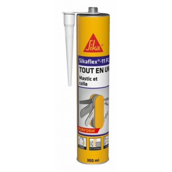 Mastic Colle Tout en Un Sikaflex 11 FC 300ml Blanc - SIKA - - Mr.Bricolage Martinique