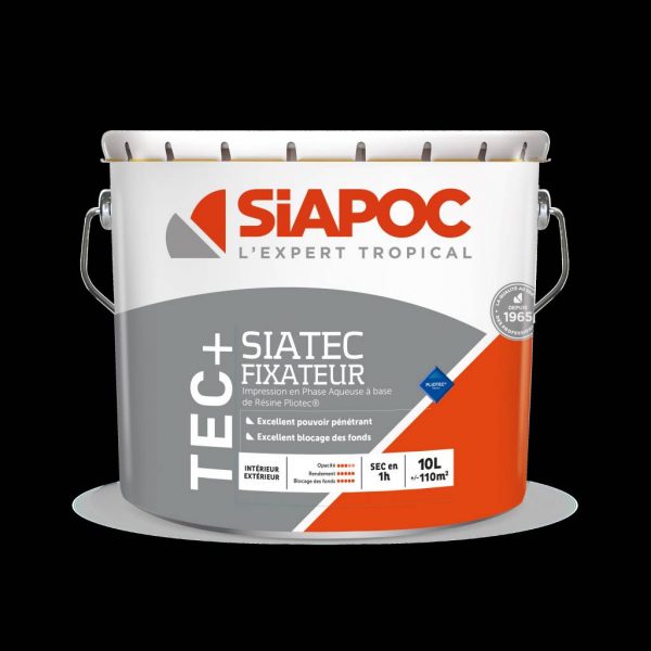 Siatec fixateur 10 litres - - Mr.Bricolage Martinique