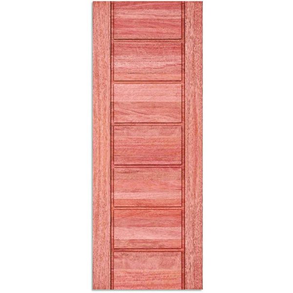 Porte coulissante frise cedroarana l.73 x H.211 cm - - Mr.Bricolage Martinique