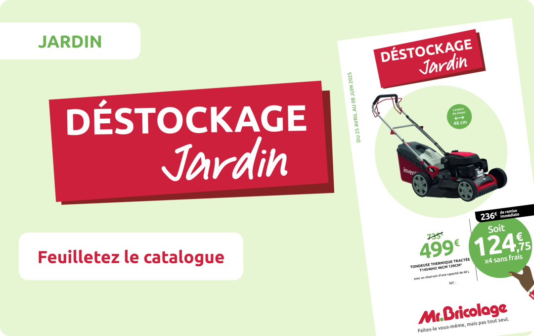 Catalogue Déstockage Jardin