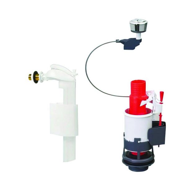 Mécanisme WC bouton poussoir 3/6 Litres - - Mr.Bricolage Martinique