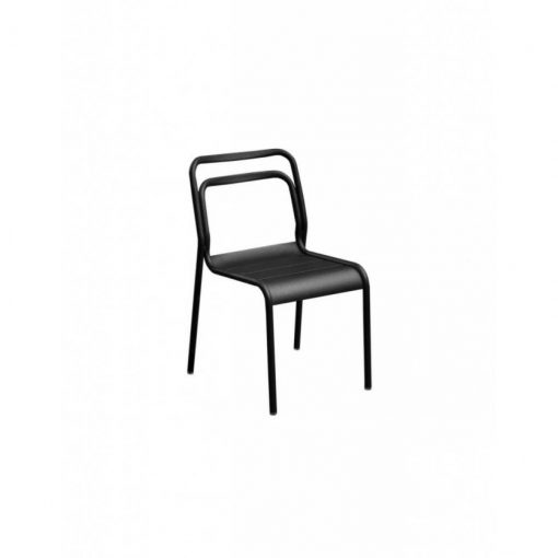 Chaise  empilable eos noire
