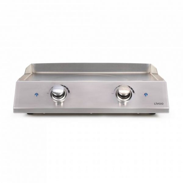 Plancha électrique inox 2 thermostats