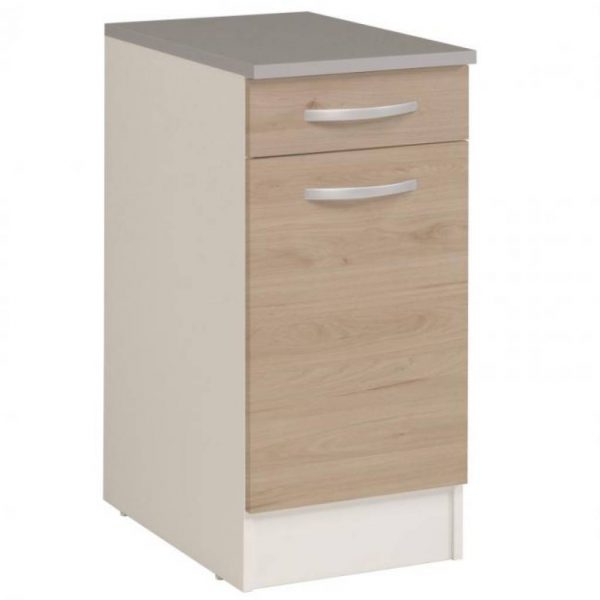 Meuble de cuisine bas 40 1 porte + 1 tiroir - - Mr.Bricolage Martinique