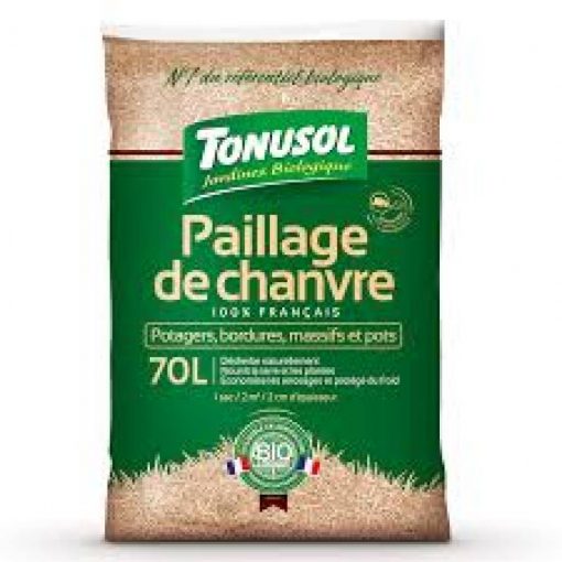 Paillage de chanvre