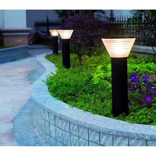 Borne Solaire Ronde 30cm Blanc Chaud ou Froid - - Mr.Bricolage Martinique