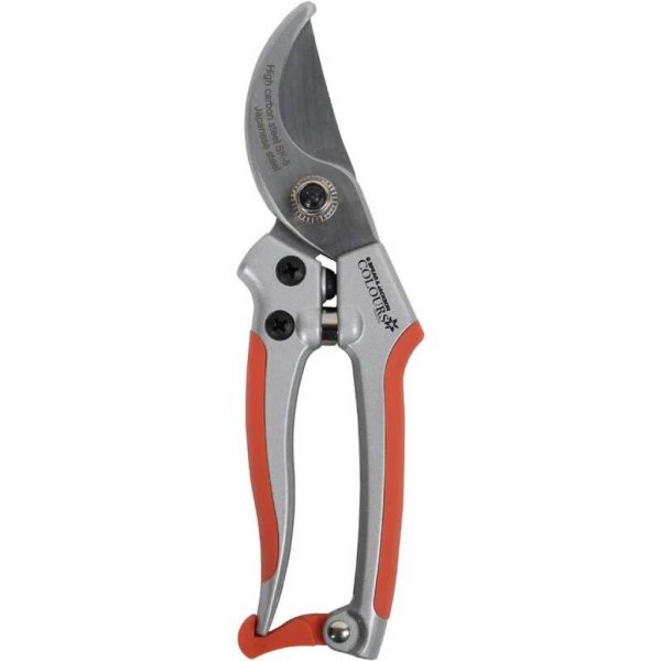 SECATEUR BIMATIERE 18CM ORANGE - - Mr.Bricolage Martinique