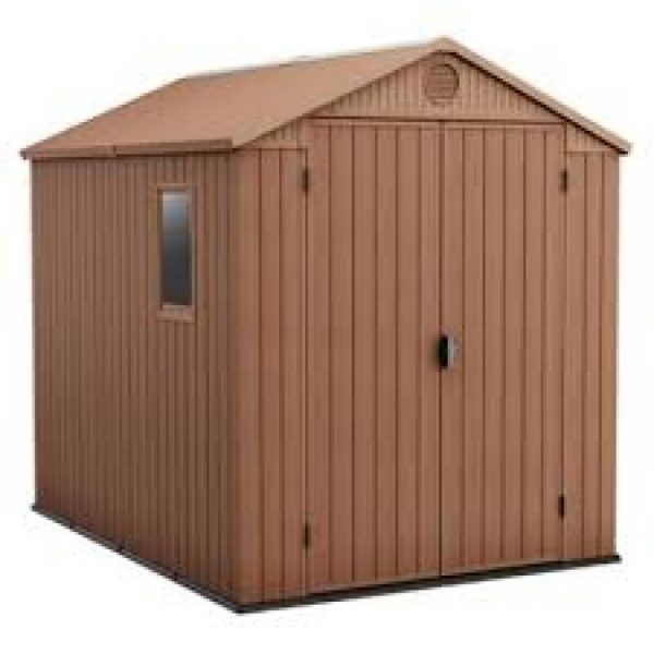 Abri de jardin Darwin 68 Marron - - Mr.Bricolage Martinique