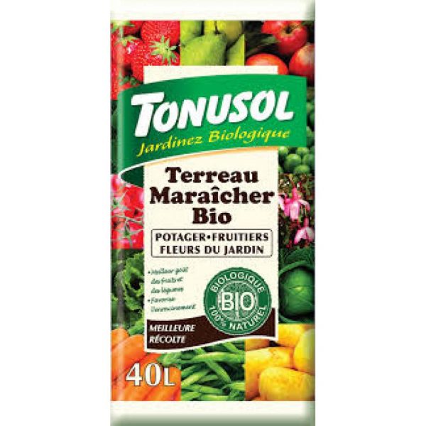 Terreau Maraicher Bio 40L Potager - - Mr.Bricolage Martinique