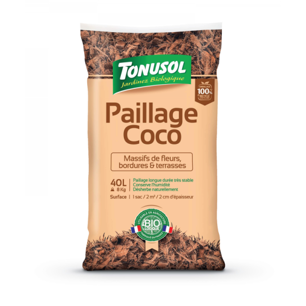PAILLAGE COCO 40 L - - Mr.Bricolage Martinique