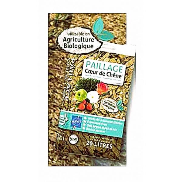PAILLAGE COEUR DE CHENE 20L - - Mr.Bricolage Martinique