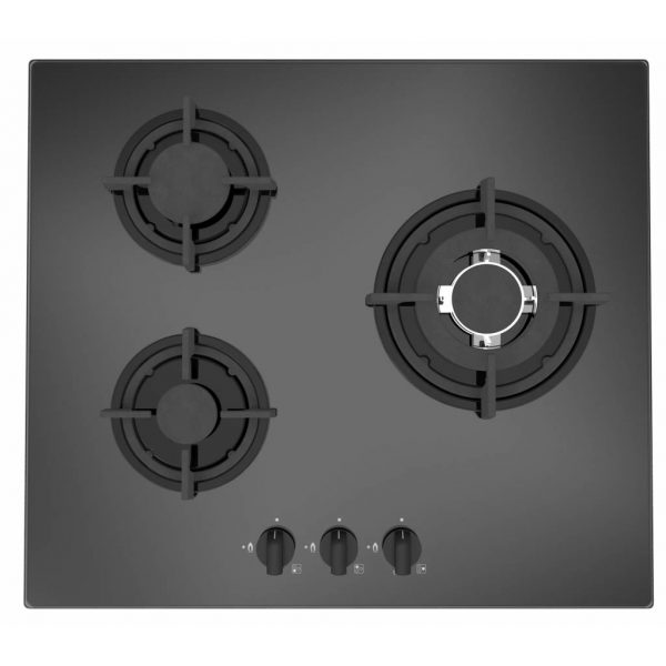 Plaque de cuisson gaz 3 feux, 50 x 58 x 9 cm - - Mr.Bricolage Martinique