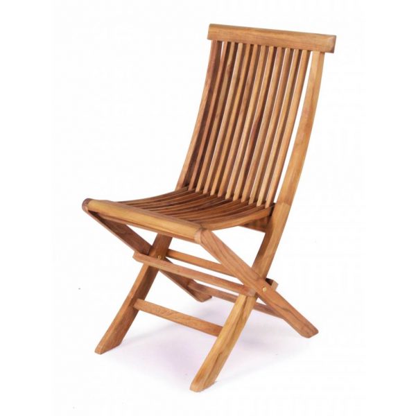Chaise pliante en teck - - Mr.Bricolage Martinique