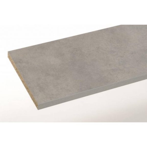 Plan de travail 1850 x 610 x 28 mm couleur béton - - Mr.Bricolage Martinique
