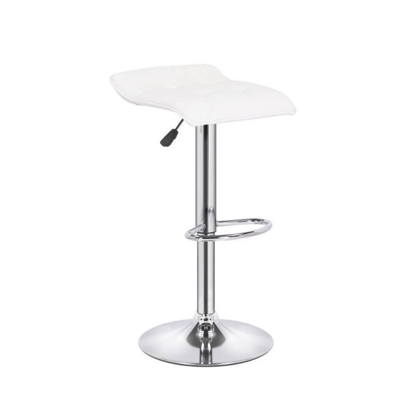 Tabouret de bar blanc - - Mr.Bricolage Martinique