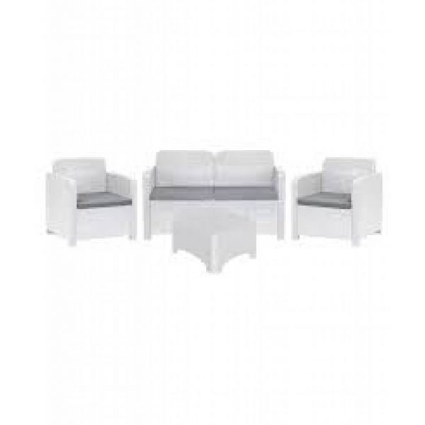 SET ARENAL 4 PLACES BLANC - - Mr.Bricolage Martinique