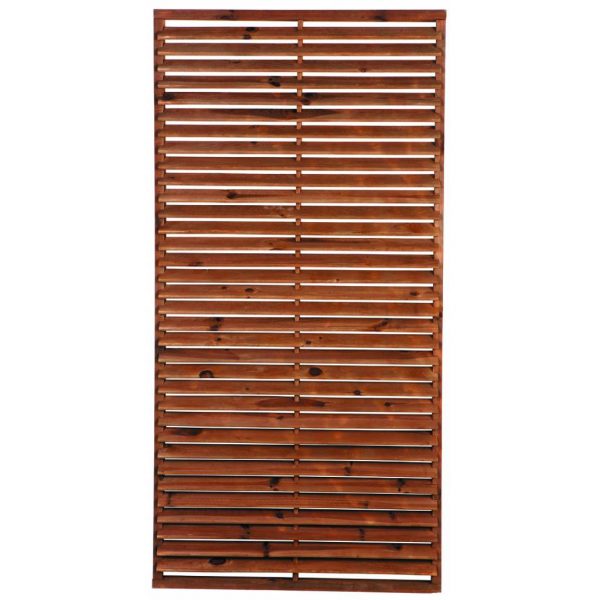 Écran persienne marron l.90 x H.180 cm - - Mr.Bricolage Martinique
