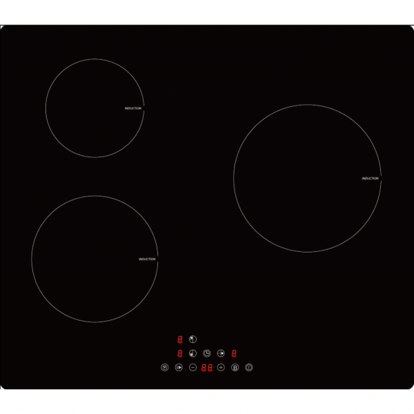 Plaque de cuisson induction 3 feux 60 cm - - Mr.Bricolage Martinique