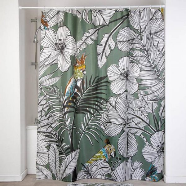 Rideau de douche Jungle - - Mr.Bricolage Martinique
