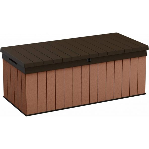 COFFRE DARWIN MARRON 380 L - - Mr.Bricolage Martinique