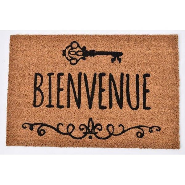 Tapis imprimé bienvenue 60 x 40 cm - - Mr.Bricolage Martinique