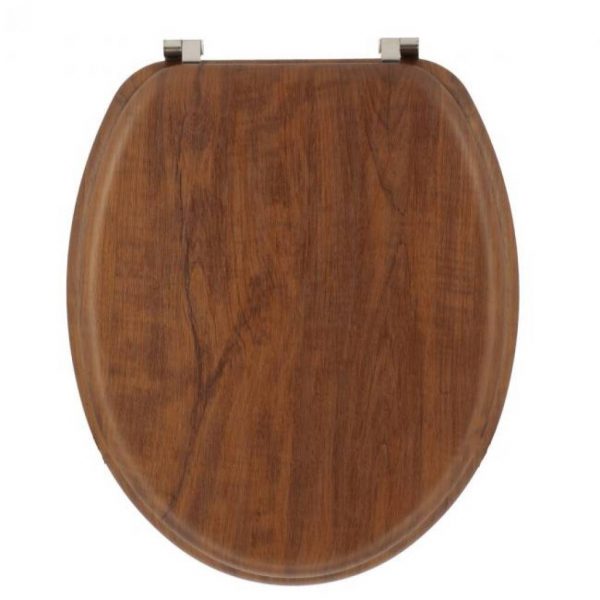 Abattant WC bois acacia - - Mr.Bricolage Martinique